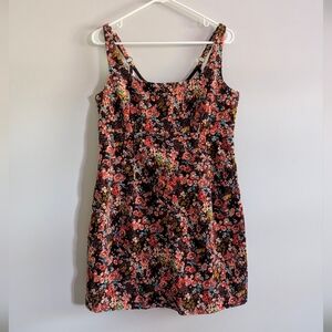 Wild Fable Black Floral Mini Dress